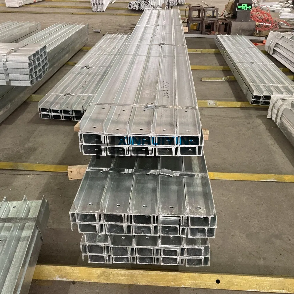 Timber Retaining Wall Steel Channel Hot Rolled Galvanized Steel C Section