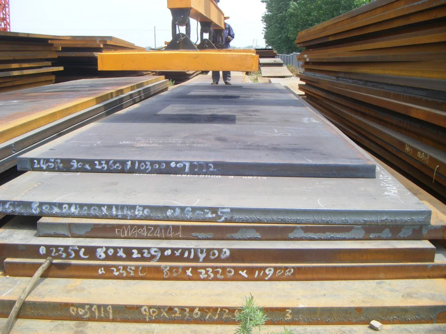 Q235 Hot Rolled/Cold Rolled Ms Steel Plate for Boiler &amp; Vessel