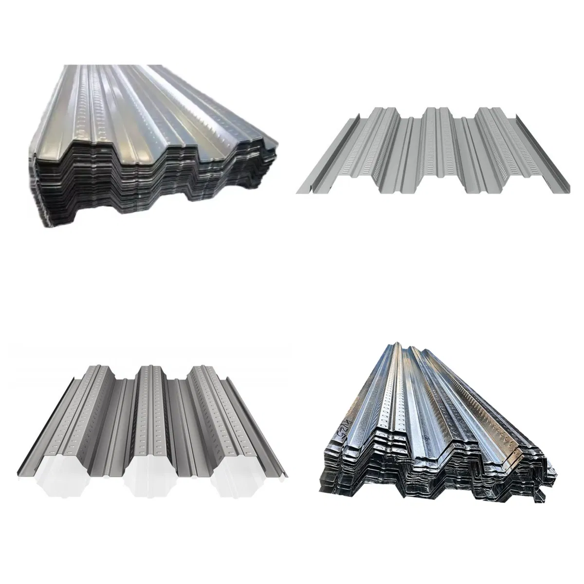 0.12mm 0.15mm Galvanized Corrugated Steel Sheet Roofing Decking Galvanized Metal Floor Decking Sheet