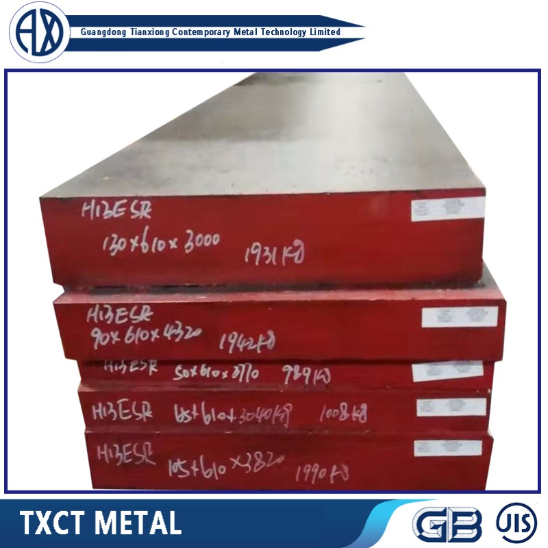 1.2344 H13 Hot Work Steel SKD61 8407 ESR Tool and Die Flat Alloy Steel Round Bar