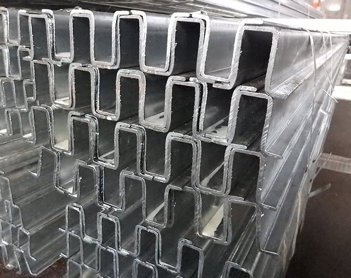 Steel Purlin Price Galvanized Omega Cross Section From Asian Tube Company
