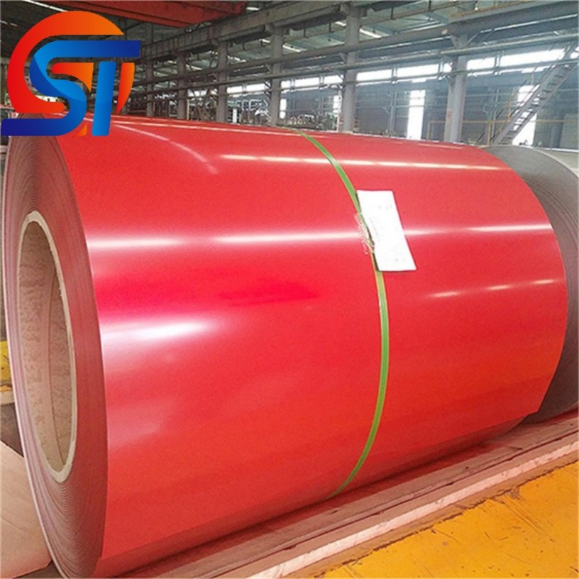 Dx51d DC01 SPCC SGCC PPGI Gi Gl Hot Dipped Galvanized Zinc Color Coated Prepainted Metal Roofing Steel Sheet Strip Coil