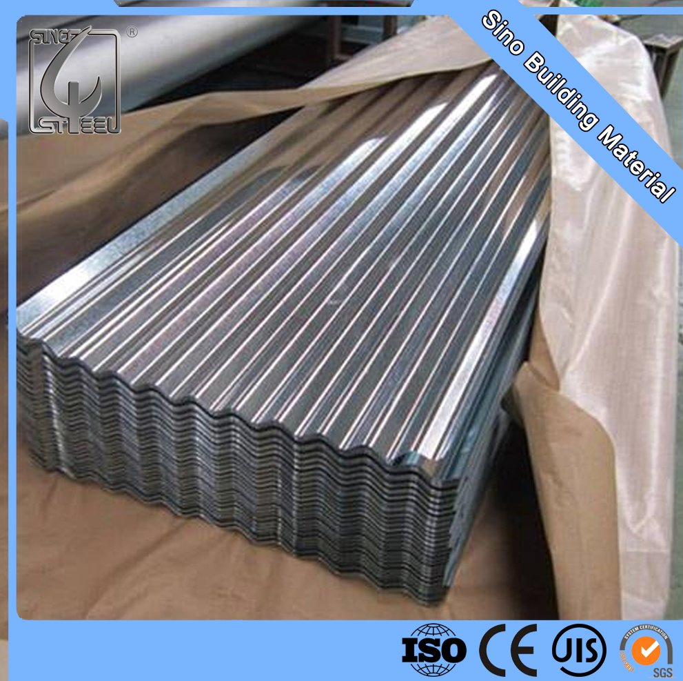 Roof Steel Material Dx51d, Dx52D, Dx53D Zinc Coated Corrugated Galvanized Steel Roofing Sheet Plate