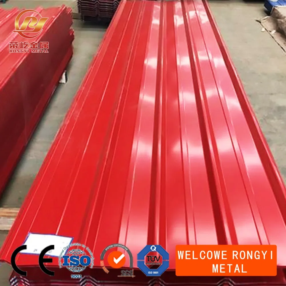 Cheap 20 28 32 Gauge Zinc PPGI Galvanized Gi Corrugated Steel Metal Roof Plate Iron Roofing Sheet Price