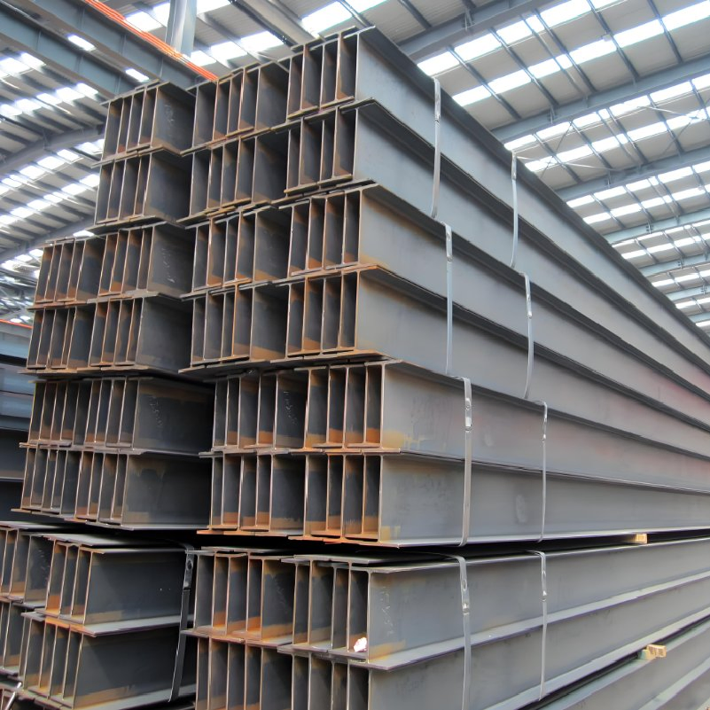 High Strength A36 Ss400 S235jr S355jr Structural Material Hot Rolled Wide Shaped Flange Galvanized Carbon Steel Welded H Section Beam Price for Construction