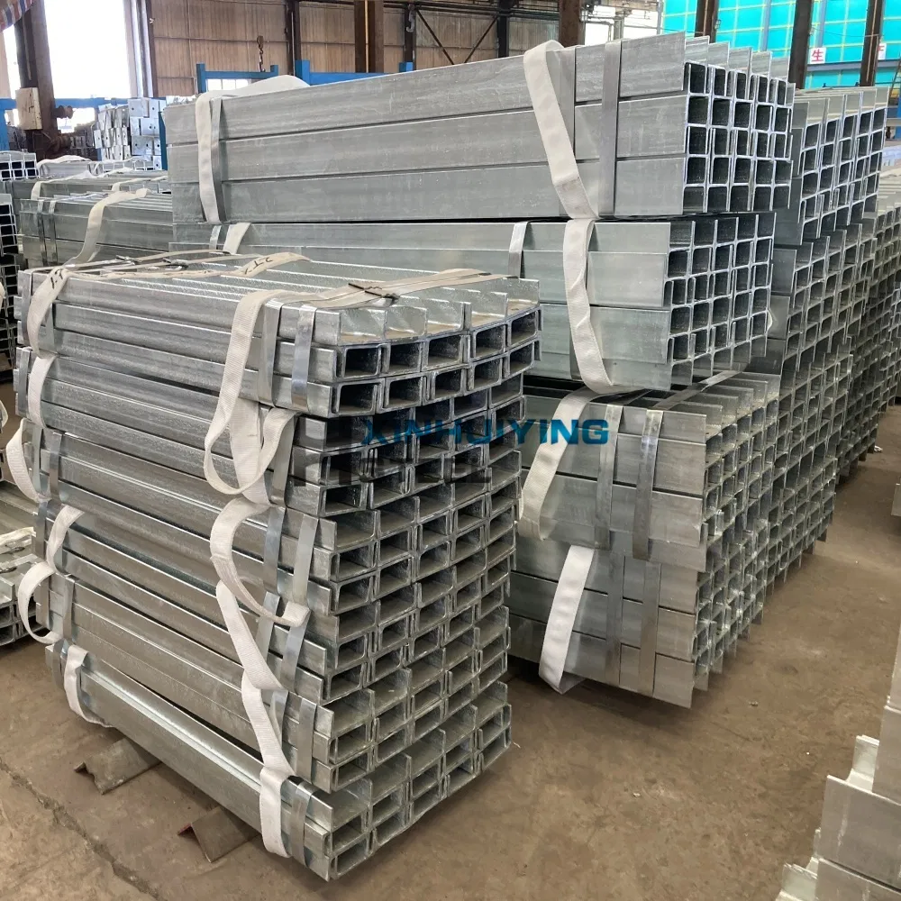 Timber Retaining Wall Steel Channel Hot Rolled Galvanized Steel C Section