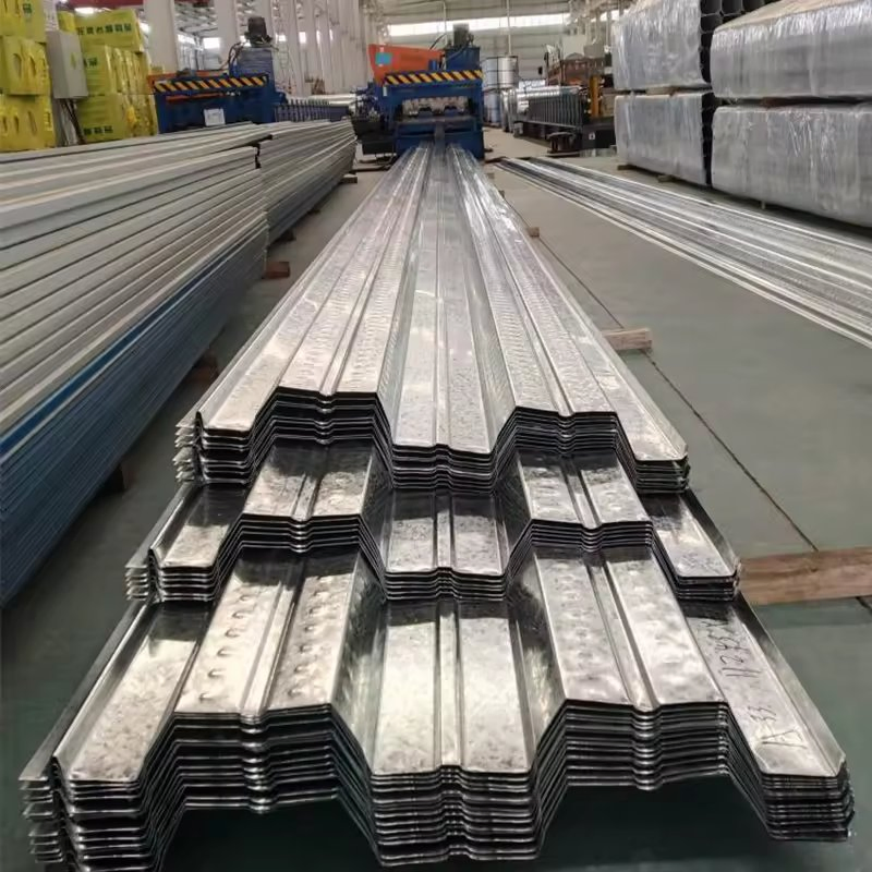0.12mm 0.15mm Galvanized Corrugated Steel Sheet Roofing Decking Galvanized Metal Floor Decking Sheet