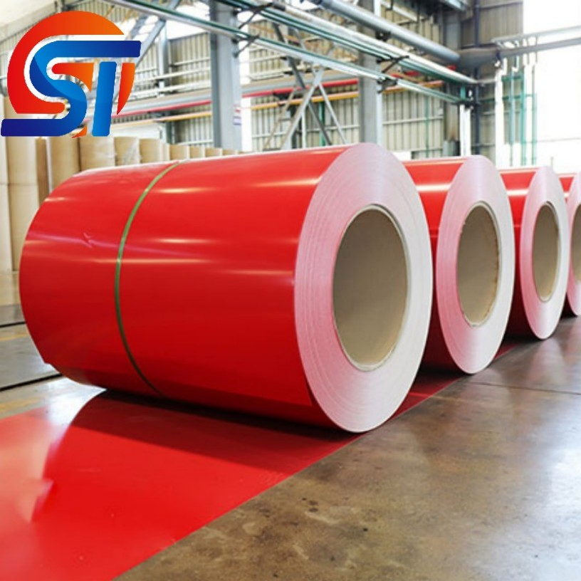 Dx51d DC01 SPCC SGCC PPGI Gi Gl Hot Dipped Galvanized Zinc Color Coated Prepainted Metal Roofing Steel Sheet Strip Coil