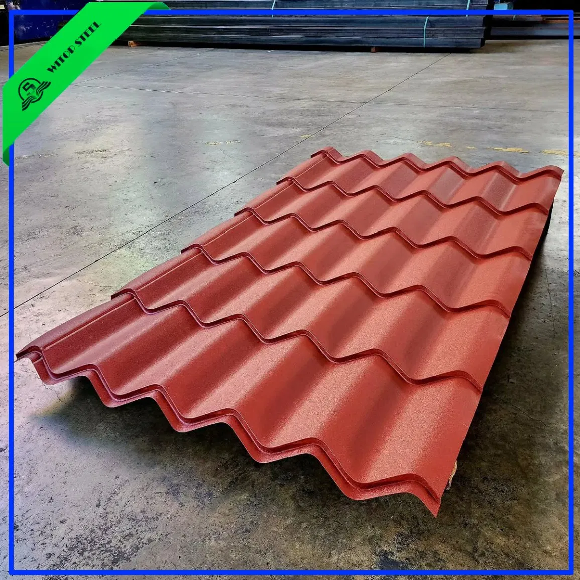 Customized Galvanized Galvalume Aluminum PVC PPGI UPVC Colored Metal Tile Steel Roofing Sheet Corrugated Roof Tile for Building Material