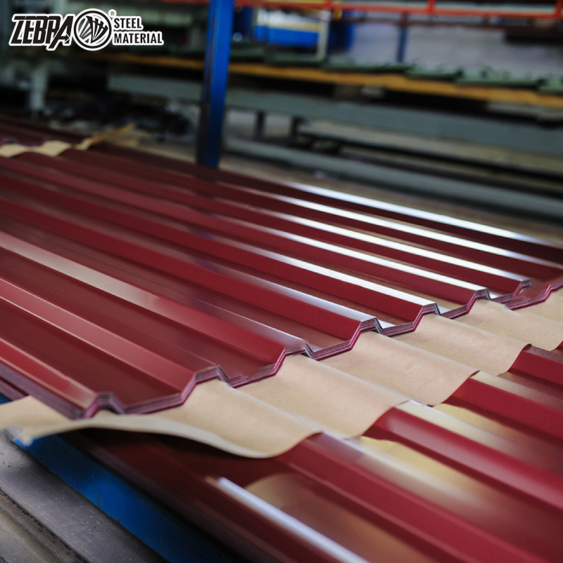 Cheap Price Roofing Material PPGI PPGL Prepianted Galvanized Gi Color Coated Corrugated Steel Roofing Sheet