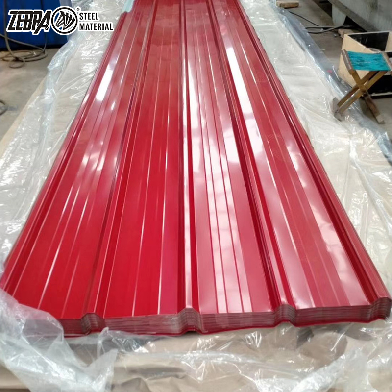 Cheap Price Roofing Material PPGI PPGL Prepianted Galvanized Gi Color Coated Corrugated Steel Roofing Sheet