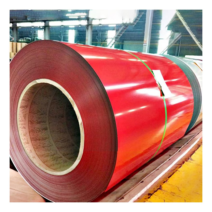Prepainted Galvanized Color Coated Steel Sheet Roll PCM Steel Sheet Roofing Carbon Steel Prime Roll PPGI Bobina De Chapa Steel Sheet