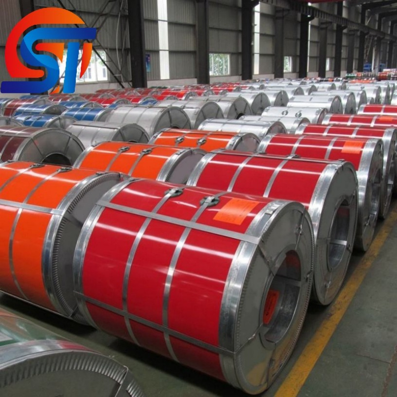 Dx51d DC01 SPCC SGCC PPGI Gi Gl Hot Dipped Galvanized Zinc Color Coated Prepainted Metal Roofing Steel Sheet Strip Coil