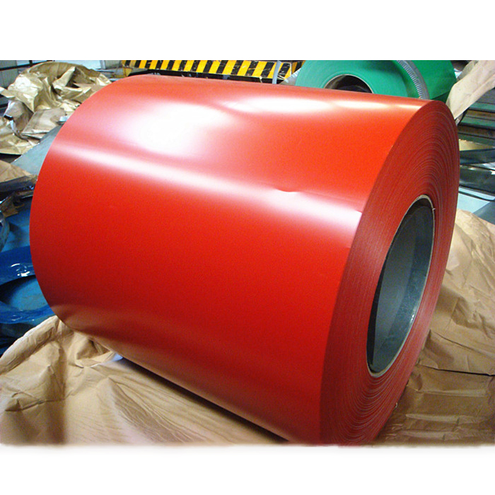 Ral Color PPGL PE SMP PVDF Metal Building Material Color Coated Coils Bright Matt High Light Surface Filming Prepainted Galvanized Steel Coil