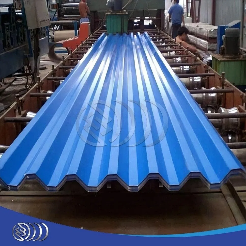 Durable Industrial Corrugated Steel - 0.6mm Thickness Sheet for Factories in South Korea