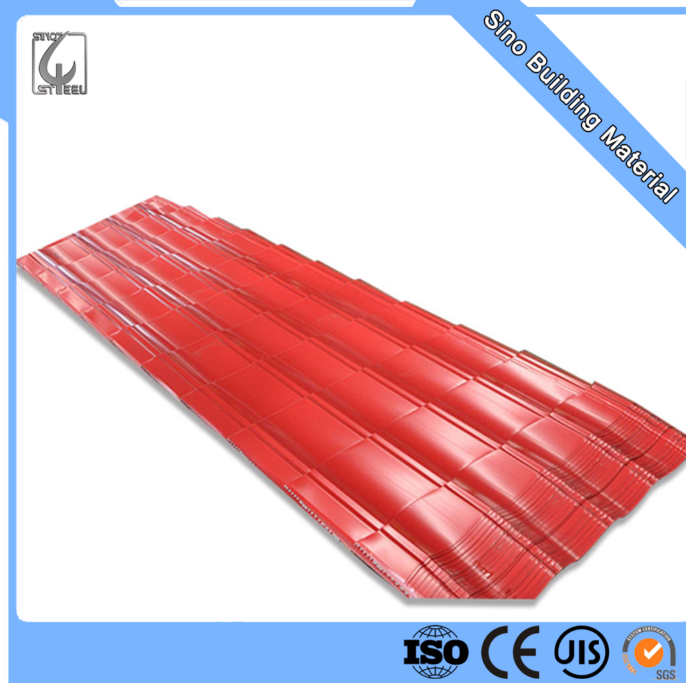 Corrugated Sheet PPGI Sheet Roof Zinc Colored Galvanized Steel Sheet