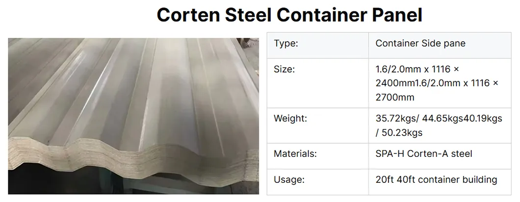 Corten Steel Sheet 4