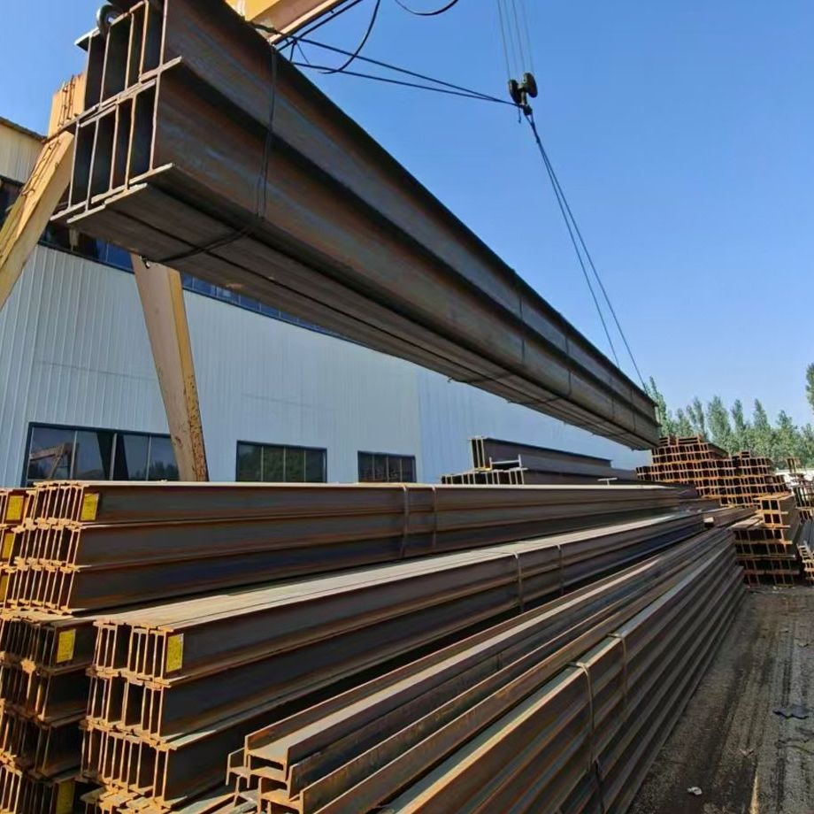 Q235B H Beam for Commercial Building Mezzanine Floor Skywalk Light Steel Structure Custom Length Cutting