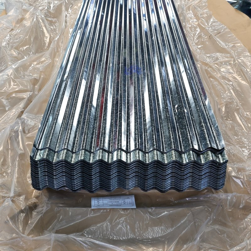 0.18mm~0.80mm Steel Roofing Sheet Corrugated Steel Sheet Zinc Coated Metal Iron Roofing Sheet for Building Roofing Material