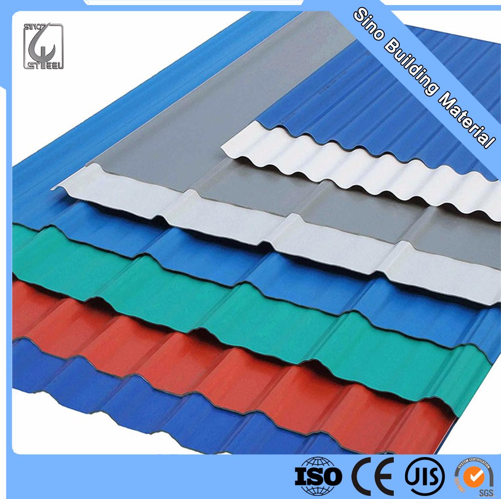 Corrugated Sheet PPGI Sheet Roof Zinc Colored Galvanized Steel Sheet