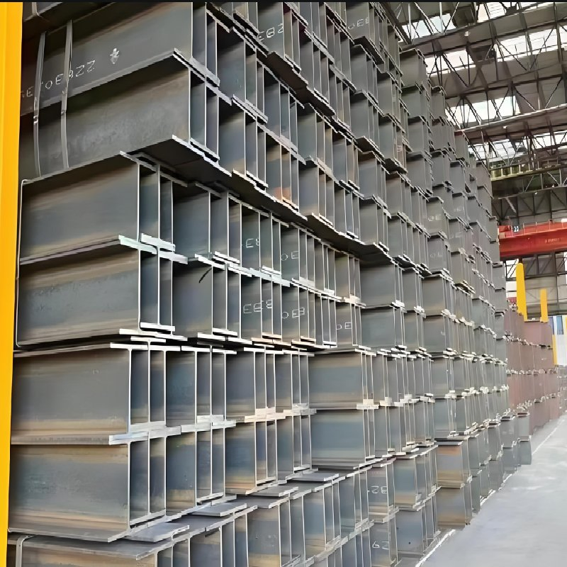High Strength A36 Ss400 S235jr S355jr Structural Material Hot Rolled Wide Shaped Flange Galvanized Carbon Steel Welded H Section Beam Price for Construction