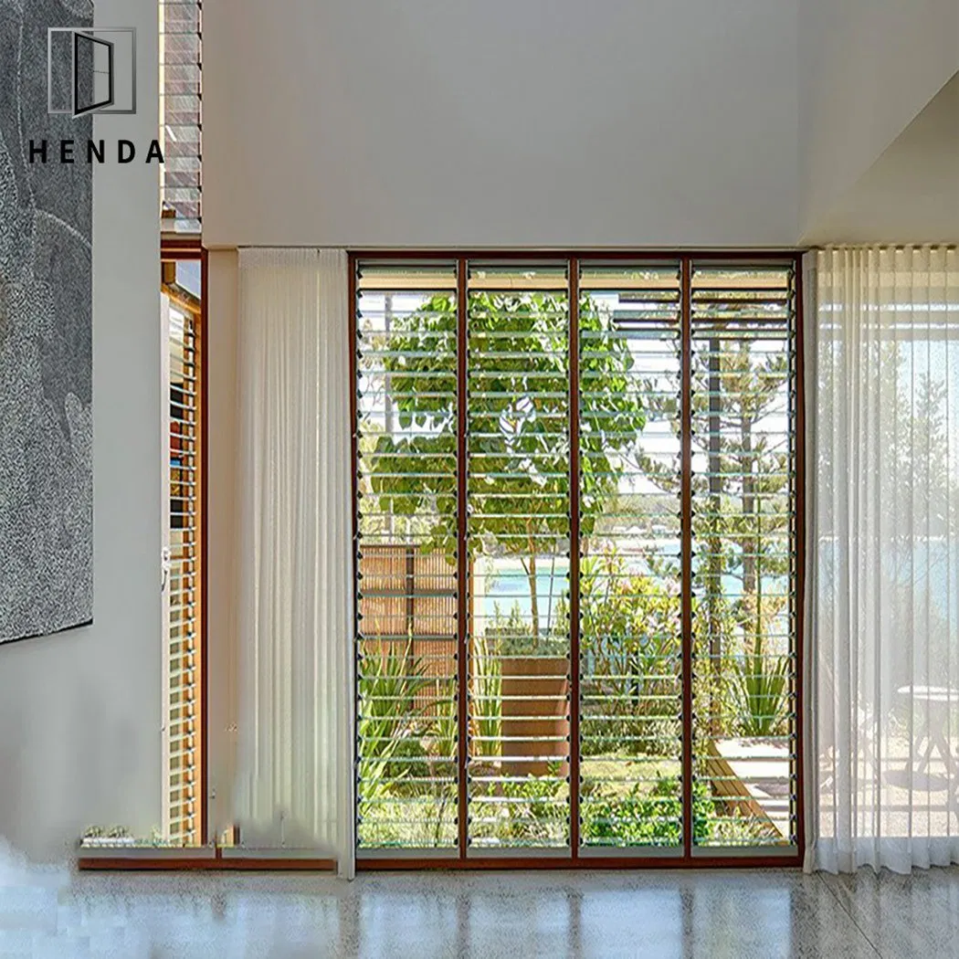Australian Standard Air Flow Fixed Aluminium Shutter Glass Aluminum Glass Louver Window