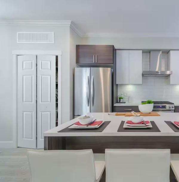 Factory Price 6-Panel Bi-Fold Hollow Core Primed Molded Interior Door