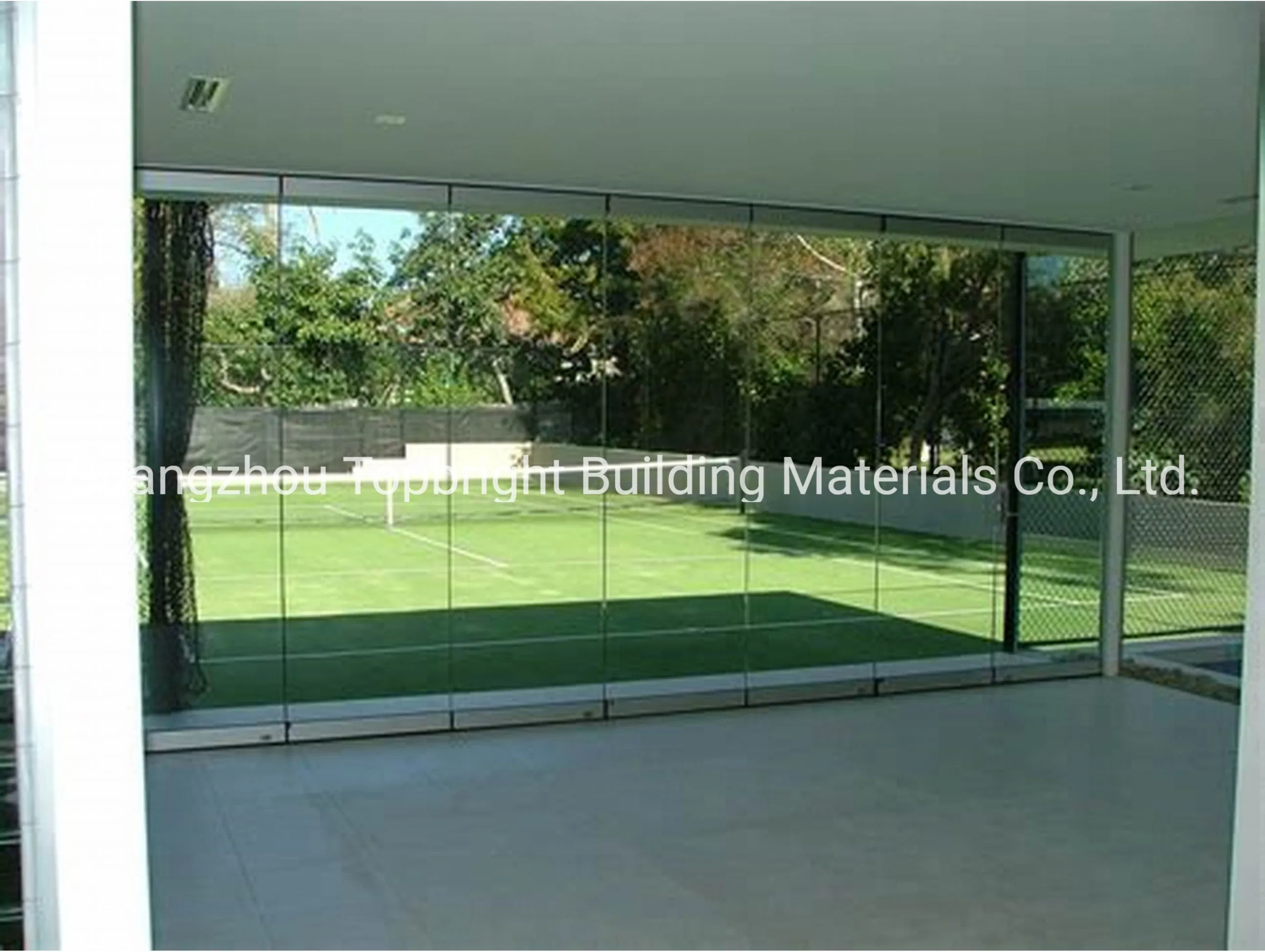 Frameless Bi-Fold Doors Frameless Glass Stacking Door with High Quality