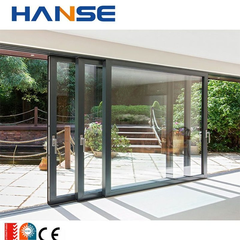 Aluminum Wood Grain Folding Door Bi-Fold Aluminum Doors Aluminum Folding Sliding Door with Australia Standard Sizes