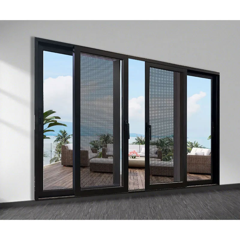 Sliding Patio Door with Thermal Break Frame and Lift Handle for Draft-Free Living and Quiet Performance