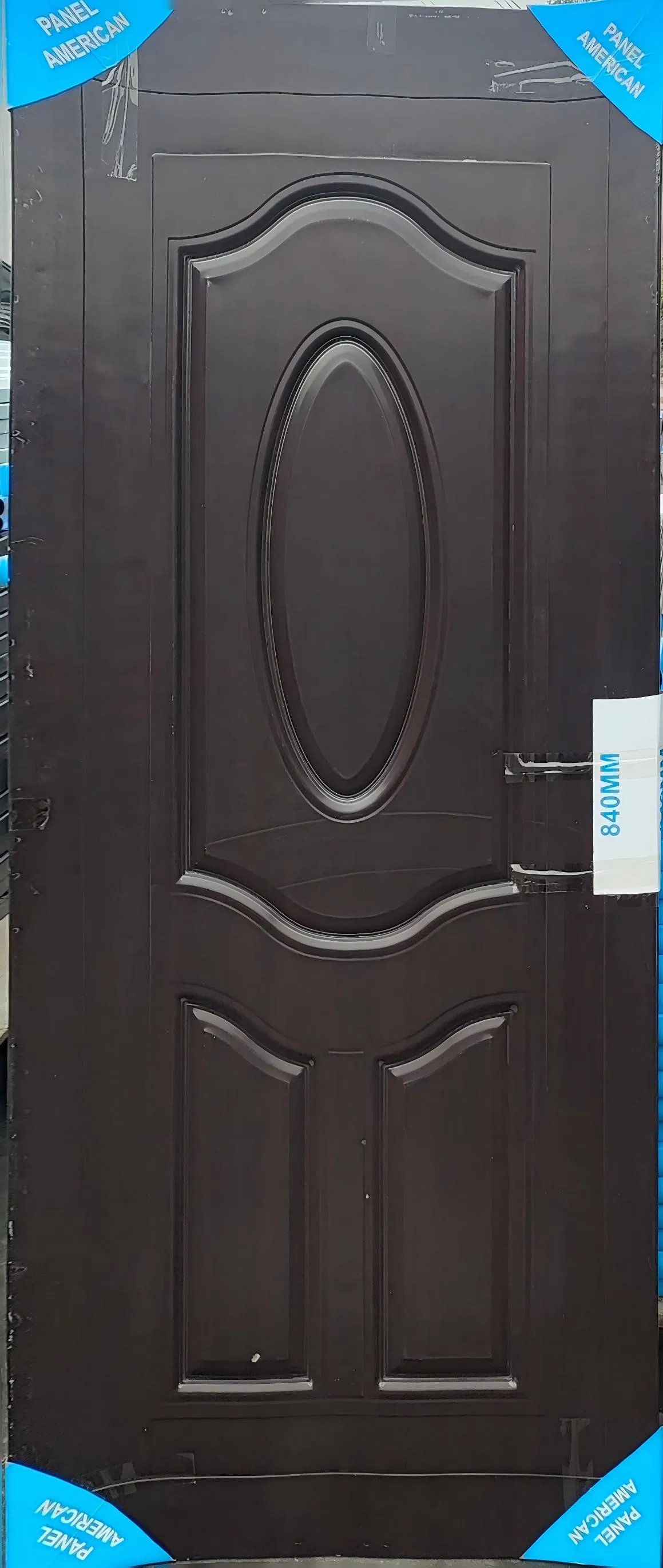 American Panel Square Single Steel Security Door Israel Door with Modern Design