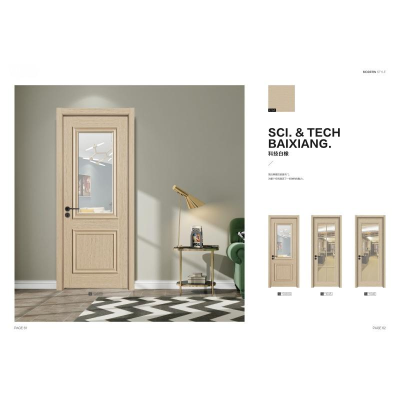 Weiya Hotel 60 Minutes Fire Rated Wooden Security Door for Interiors