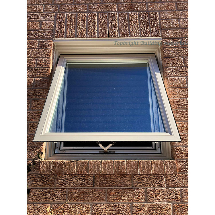 Residential Custom Aluminum Windows Outside Adjustable Impact Quality Winder Double Glazed Awning Windows