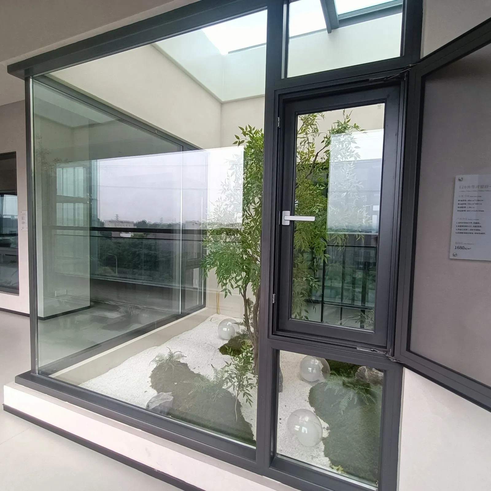 Wholesale Casement Glass Aluminum Windows High Quality Tempered Aluminium Frame Fixed Frameless Low-E Mirror Black Double Window Price