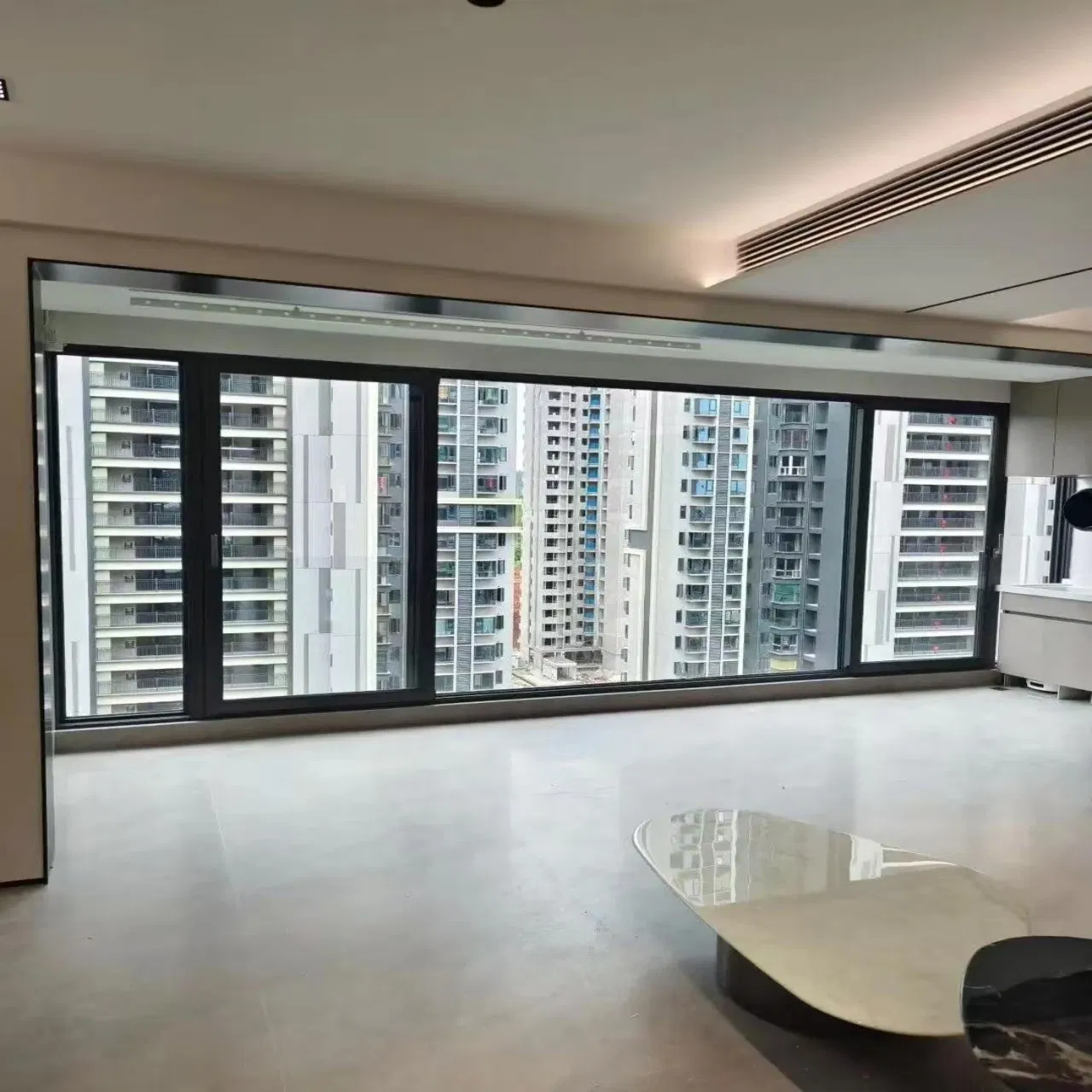 6. Simple Design Aluminum Glass/Aluminum Turn/Fixed/Swing/Sliding Glass Side Pressure/Aluminium Security Window