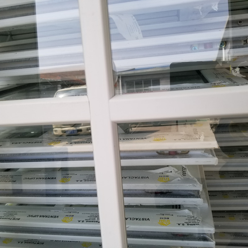 Social Projects Economical UPVC Sliding Window with Decorative Grills