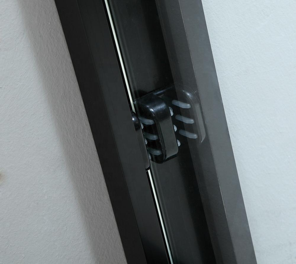 Custom Bathroom Gold Frame Tempered Glass Sliding Shower Door