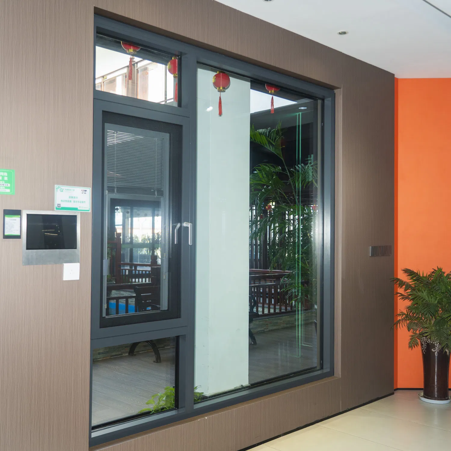 Premium Aluminium Casement Window with Enhanced Security Features