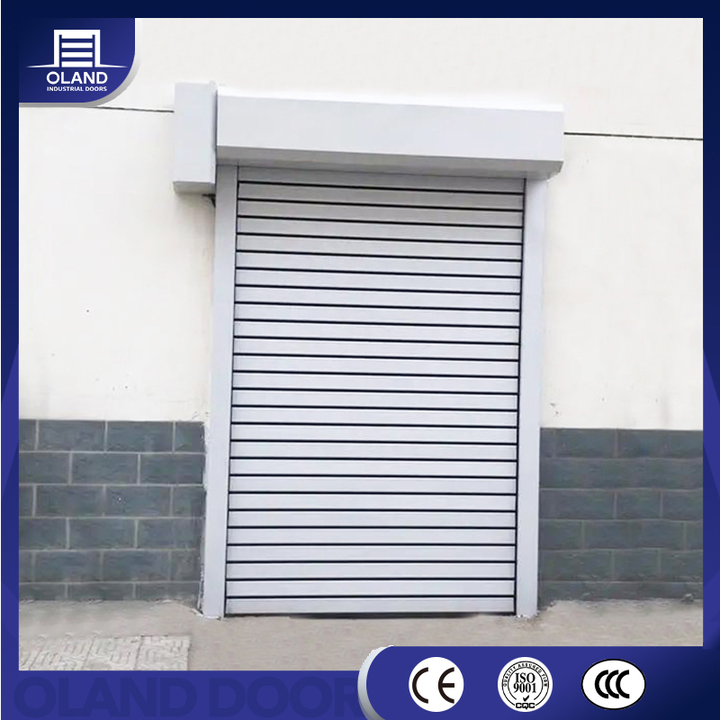 Industrial Aluminum Alloy High Speed Rapid Roll Door Fast Automatic Entry Shutter Door with Finished Surface for Garage or Warehouse