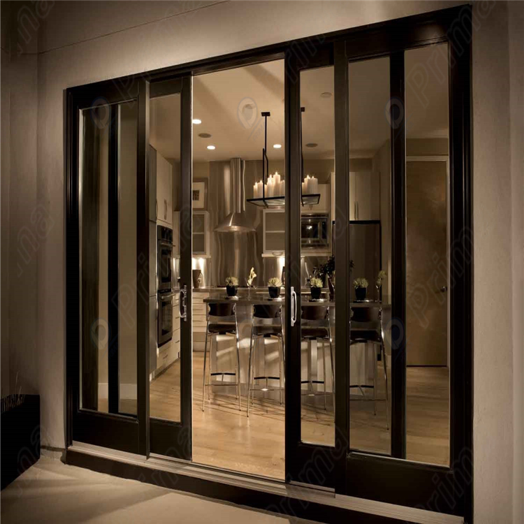 China Modern Exterior Thermal Break Aluminium Insulated Glass Sliding Doors