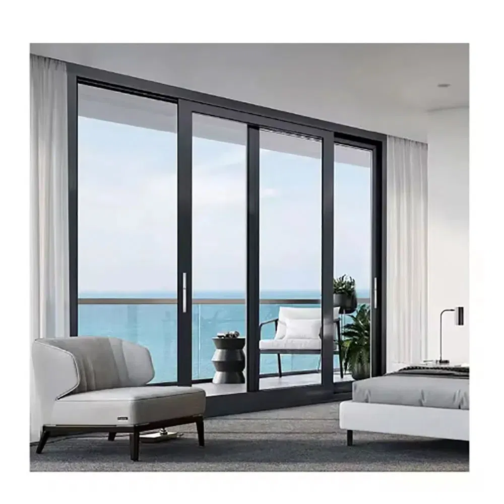 Sliding Patio Door with Thermal Break Frame and Lift Handle for Draft-Free Living and Quiet Performance