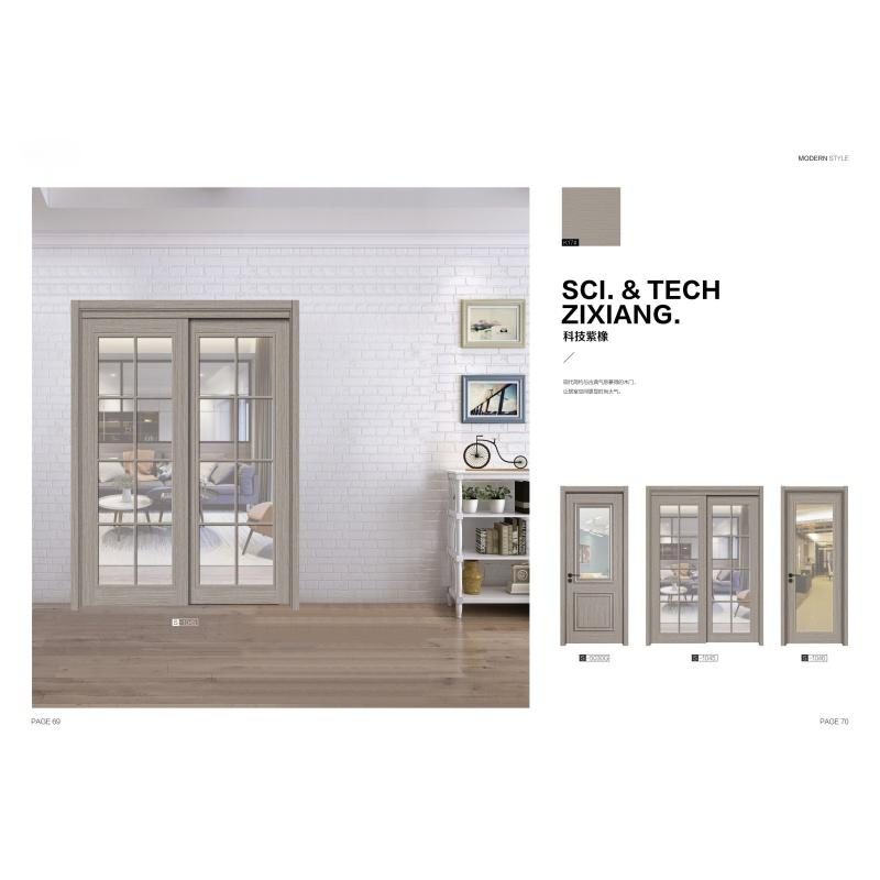 Weiya Hotel 60 Minutes Fire Rated Wooden Security Door for Interiors