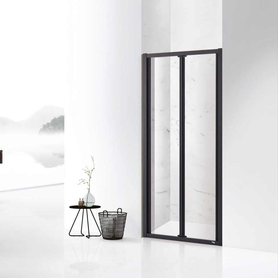 Bi-Fold Shower Screen Folding Tempered Glass Door Discount Price