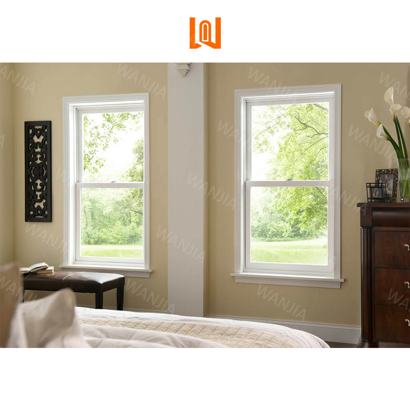 Modern Design Plastic PVC Window Vertical Sliding UPVC Glass Window