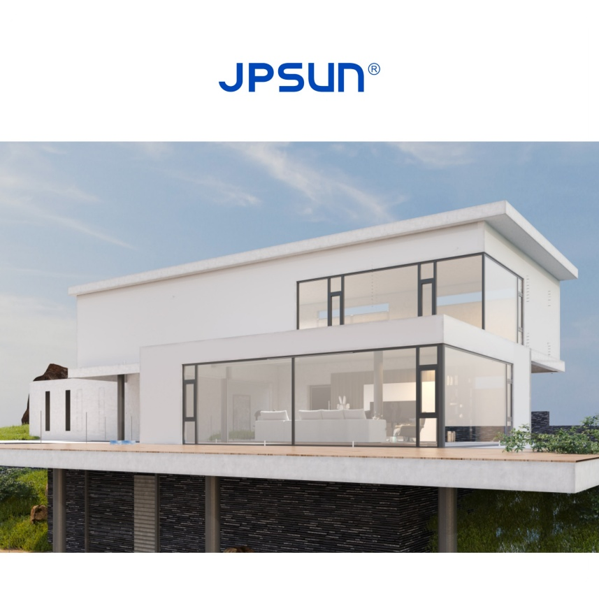 Soundproof Aluminum Casement Window Utilizing Insulated Glass Construction for Effective Noise Reduction