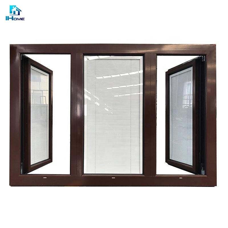 Aluminium Casement Awning Sliding Windows Hurricane Proof for Villa