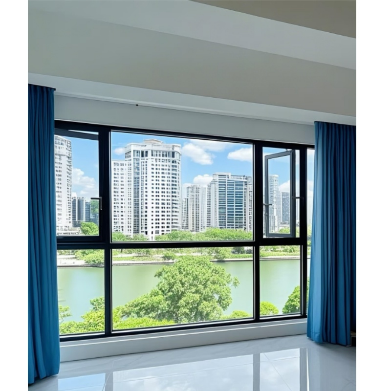 Custom Design Competitive Price Large Horizon Aluminum Alloy Fixed Glass Window