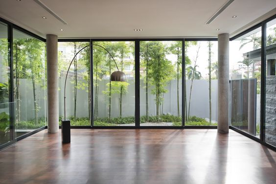 Factory Price Double Glazed Tempered Glass Windows and Doors Price Aluminum Fixed Window Wall Floor-to-Ceiling Window Aluminium Fixed Windows Home Decor