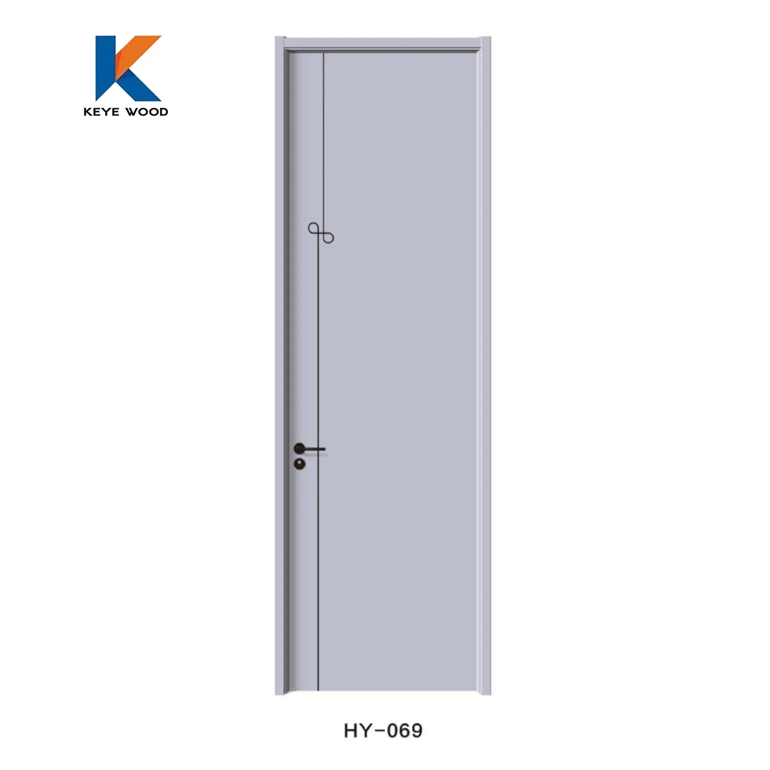 Safety Grade Wooden Wood Fire Rated Interior Door for Hotel Interior Projects