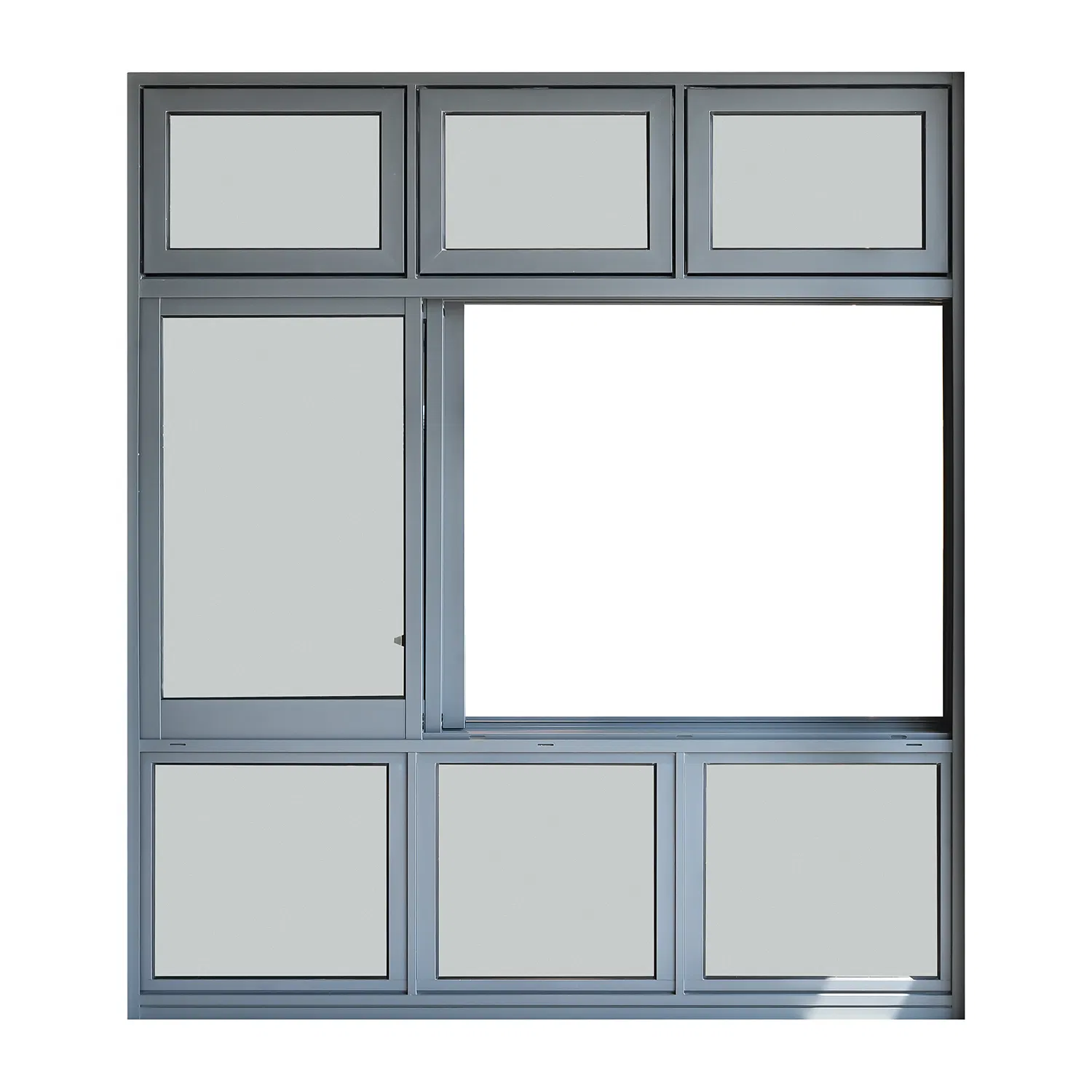 Quick Installation Snap-on Frame System Tool-Free Assembly DIY Friendly Sliding Window